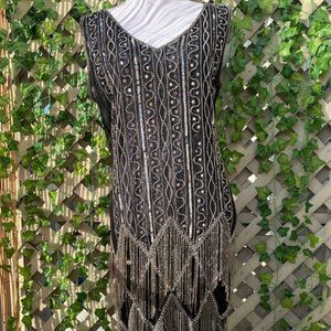 Unique Vintage 1920’s Inspired Flapper Dress